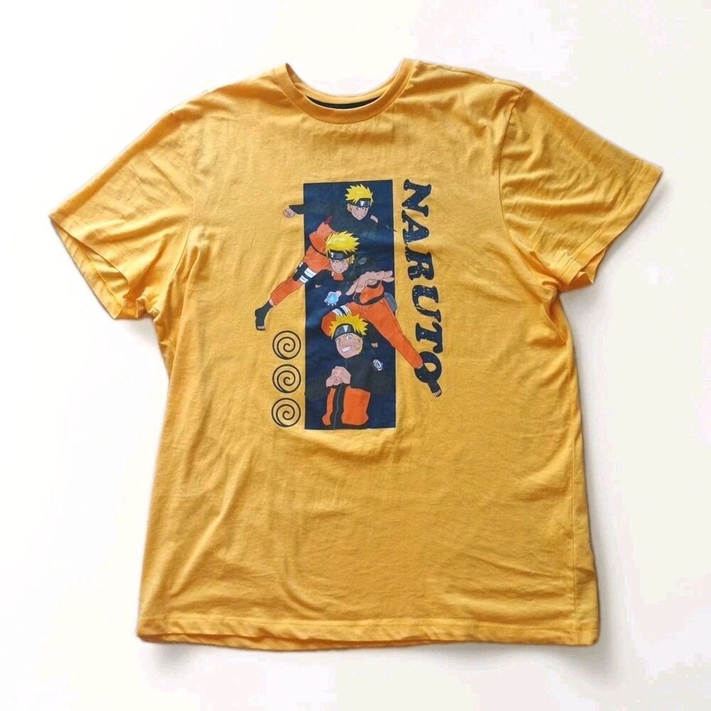 Vintage 2002 Naruto Shippuden Collection Anime Masashi Kishinoto T-Shirt Size XL